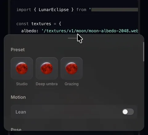 Shader material parameters experiment